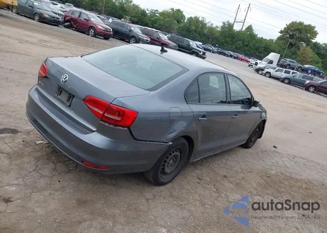 2015 Volkswagen Jetta 2.0L S из США, поврежденный, VIN 3VW2K7AJ2FM343009
